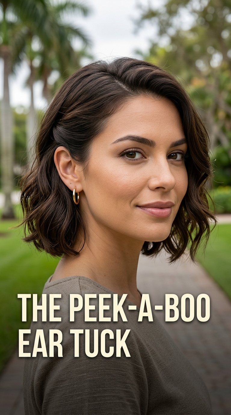 The Peek-a-Boo Ear Tuck