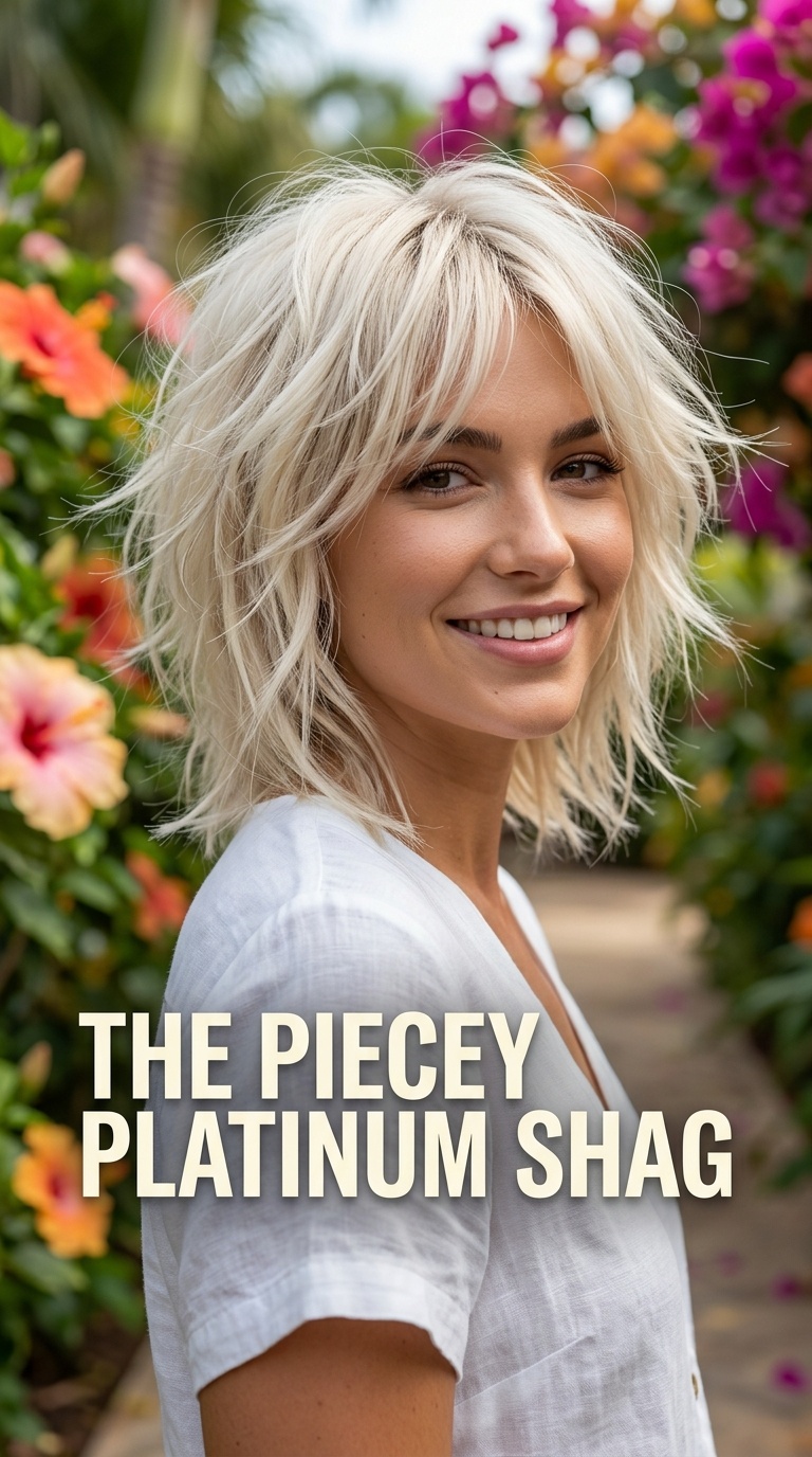 The Piecey Platinum Shag