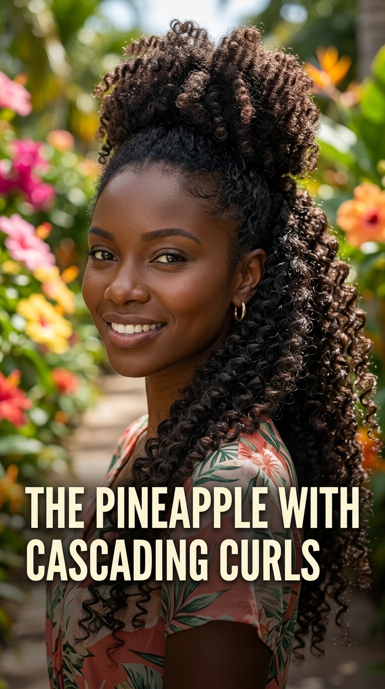 The Pineapple with Cascading Curls