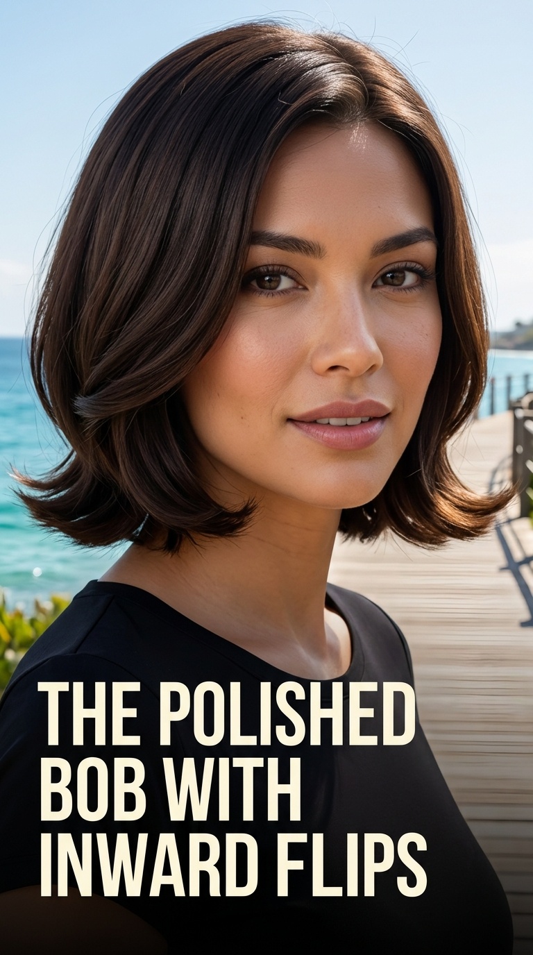 The Polished Bob with Inward Flips