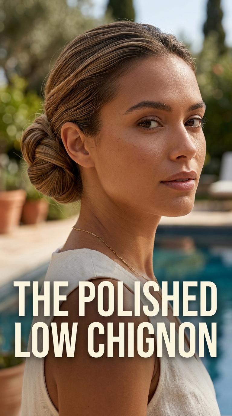The Polished Low Chignon