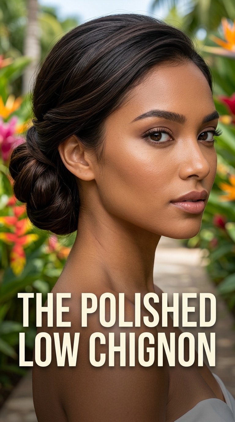 The Polished Low Chignon
