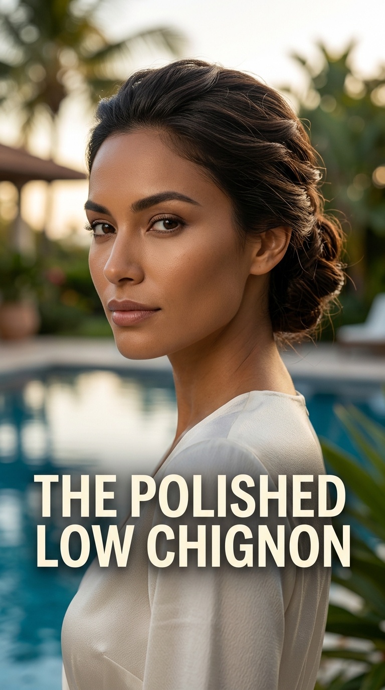 The Polished Low Chignon