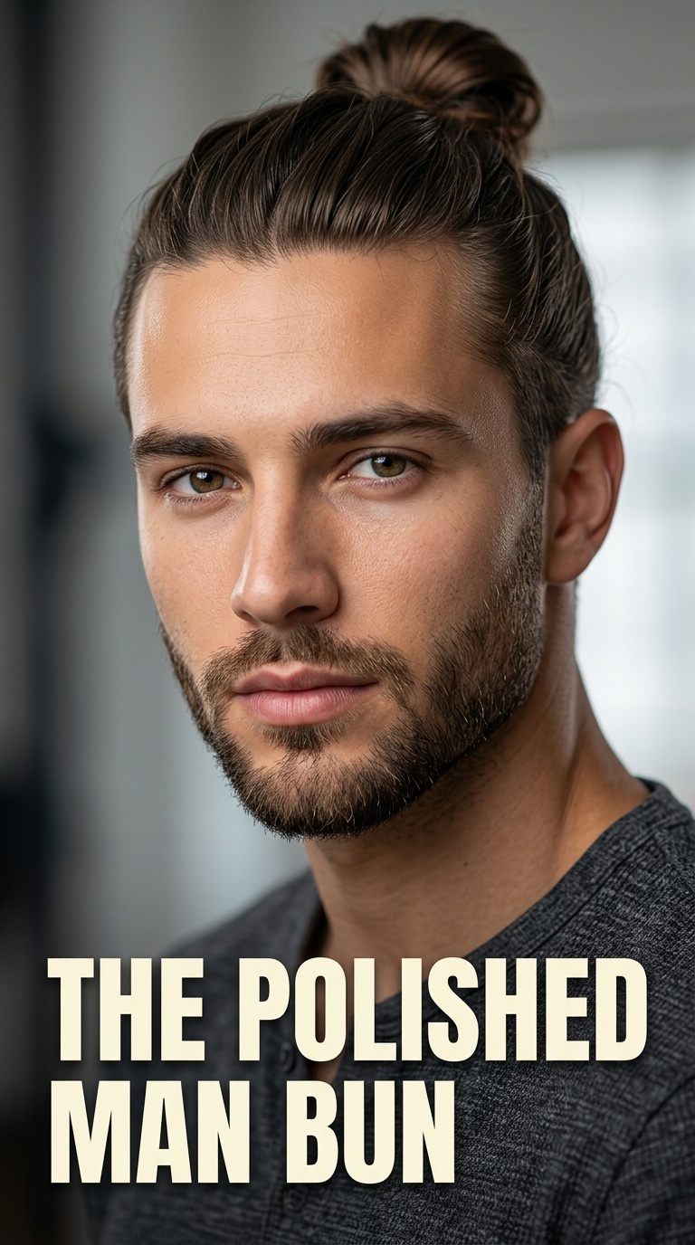 The Polished Man Bun