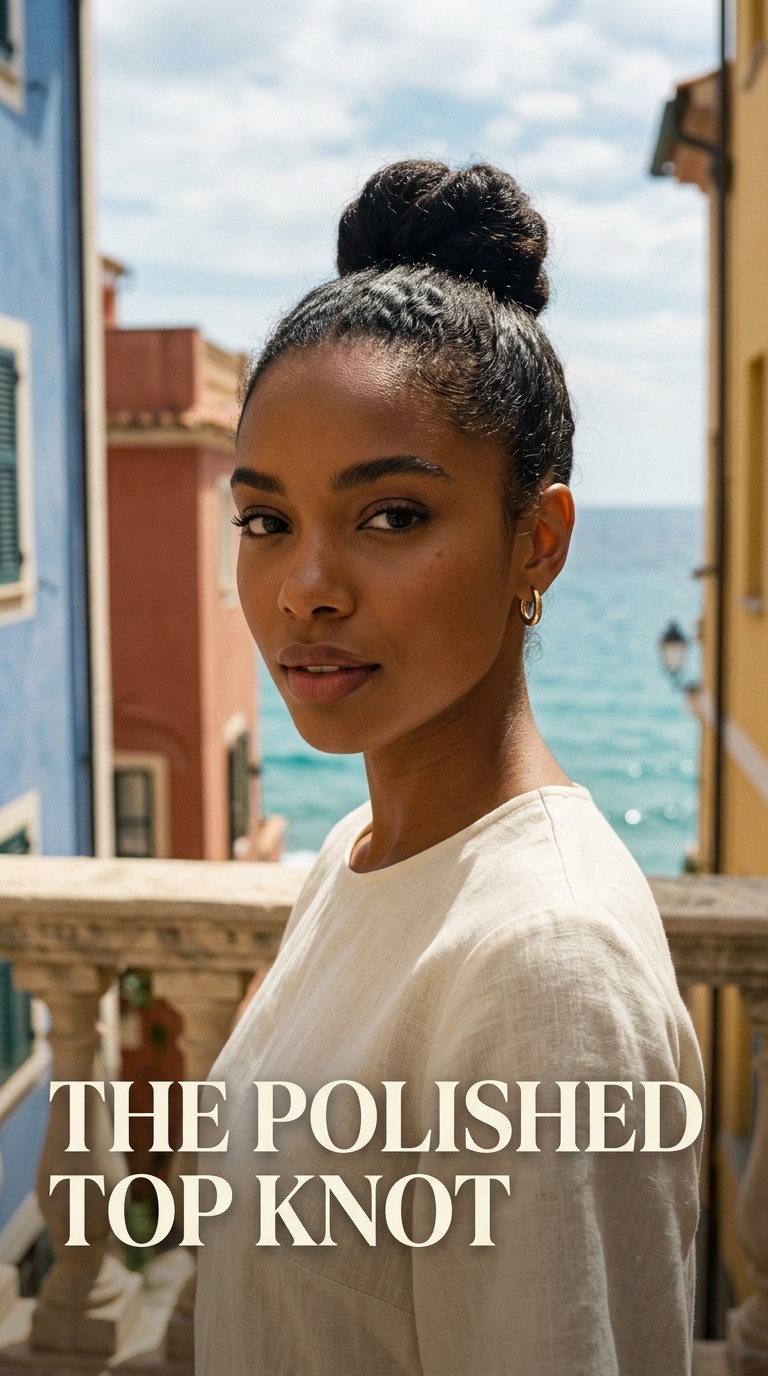 The Polished Top Knot