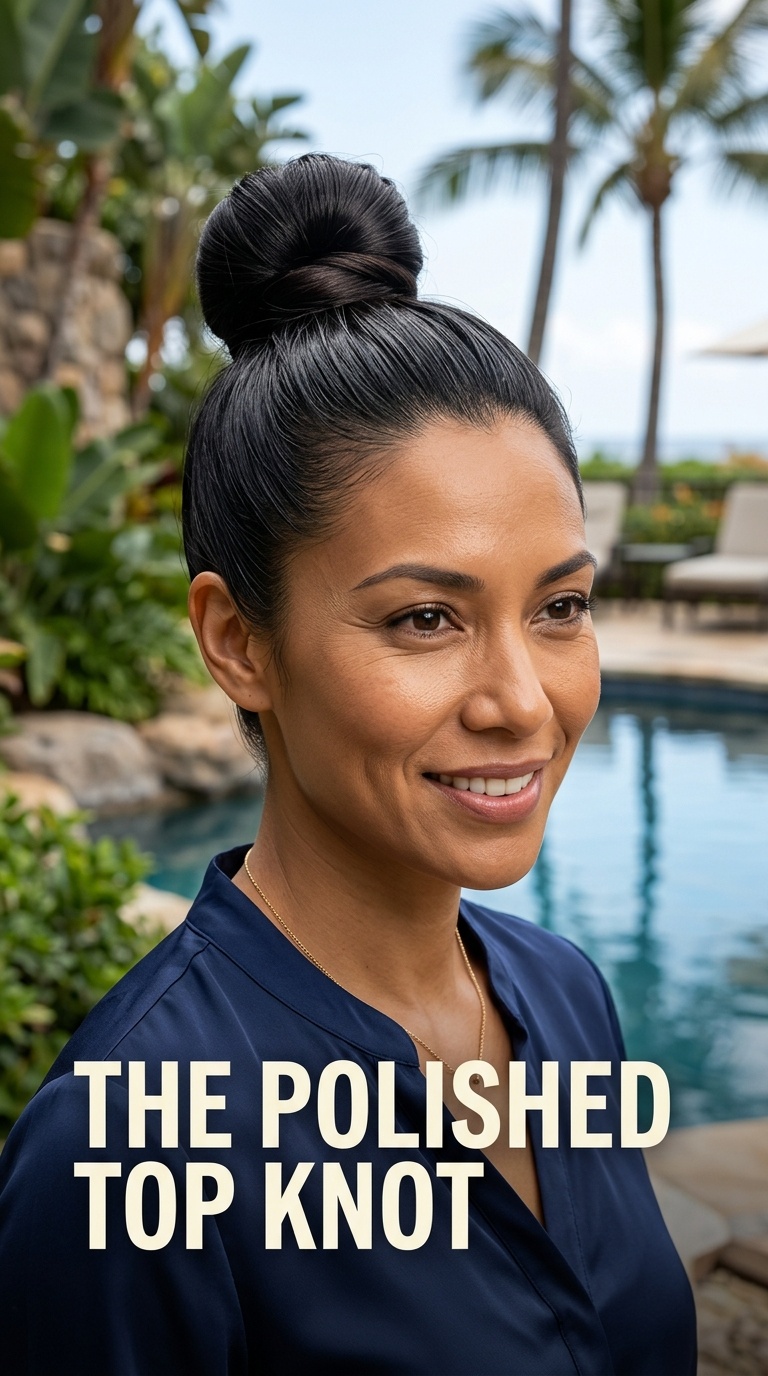 The Polished Top Knot