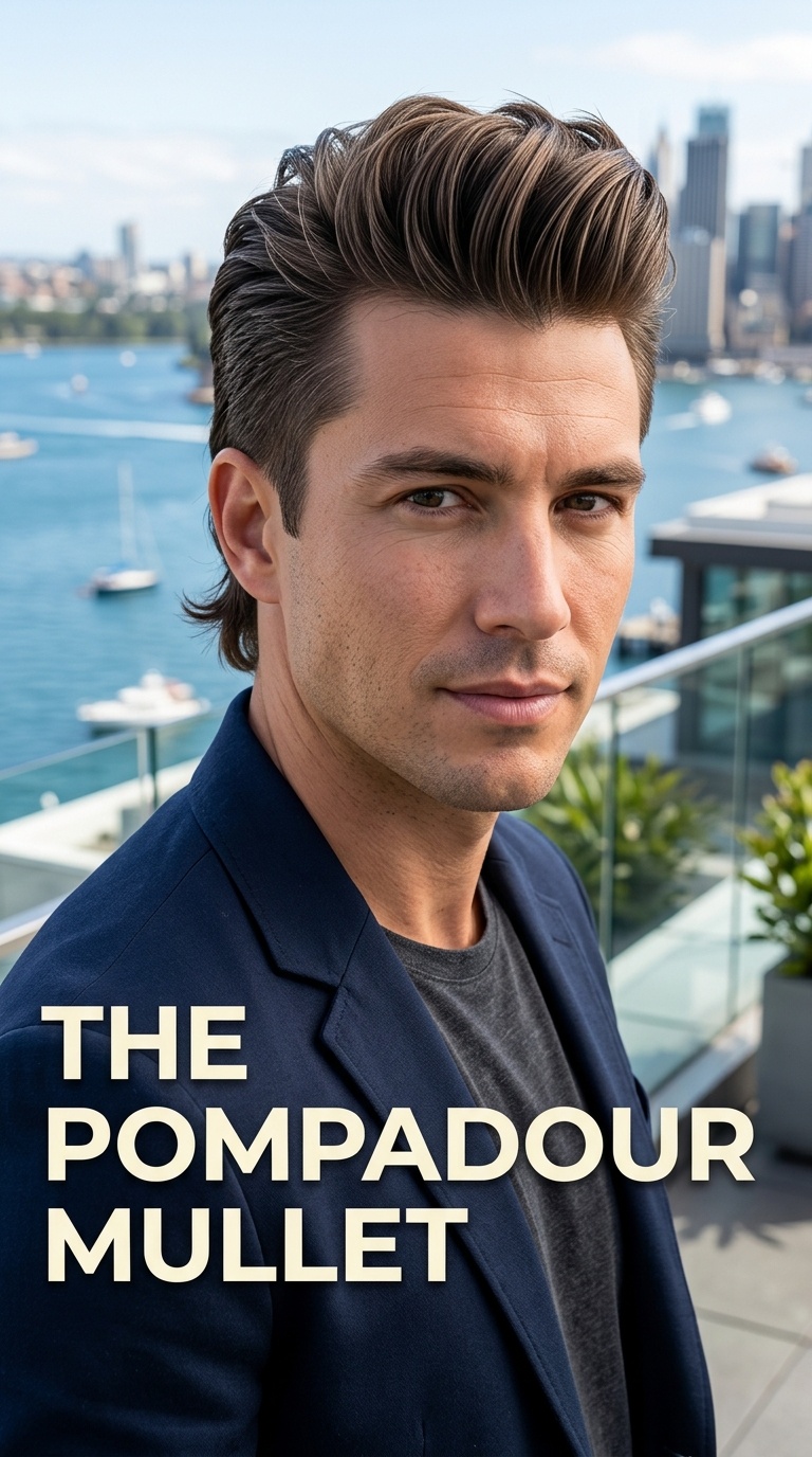 The Pompadour Mullet