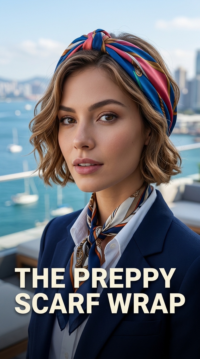 The Preppy Scarf Wrap