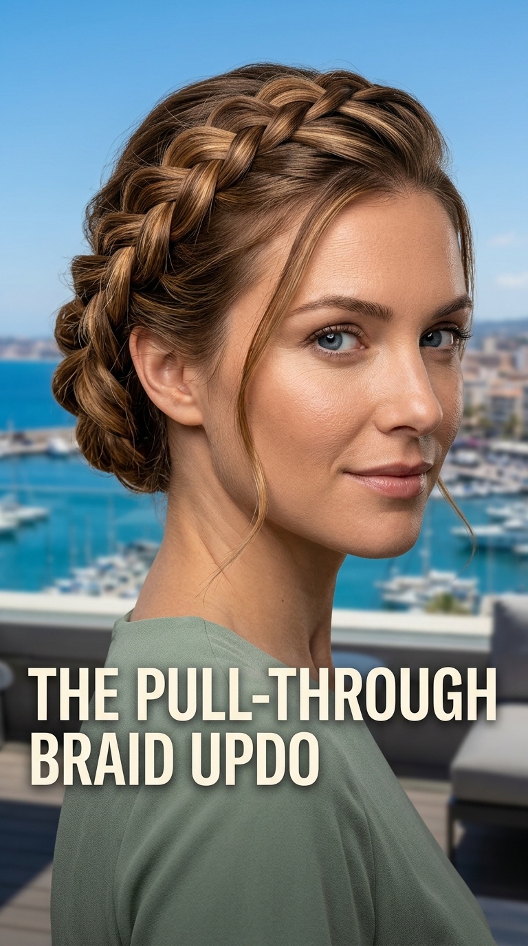 The Pull-Through Braid Updo