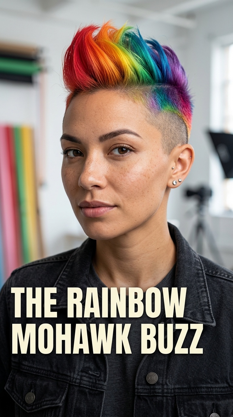 The Rainbow Mohawk Buzz