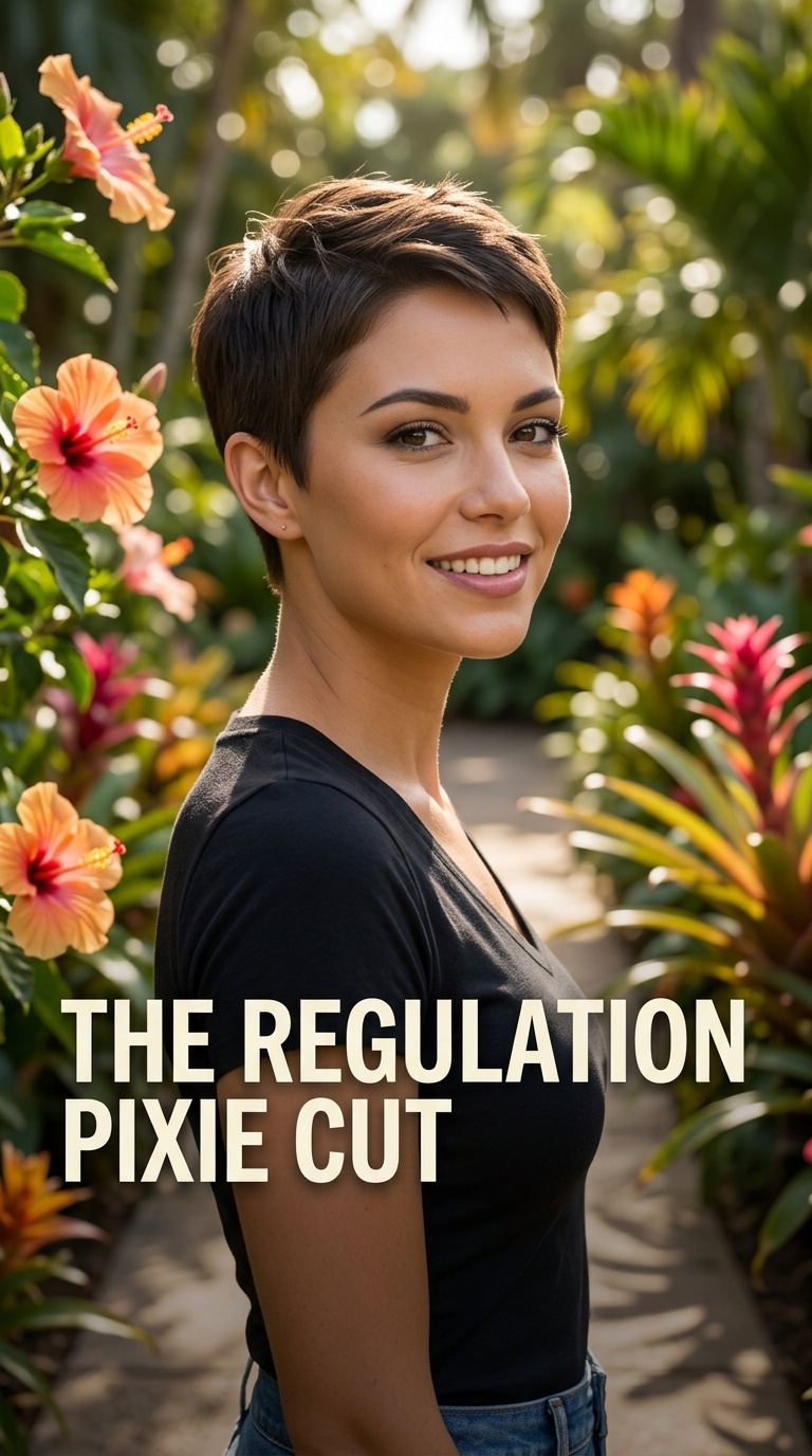 The Regulation Pixie Cut