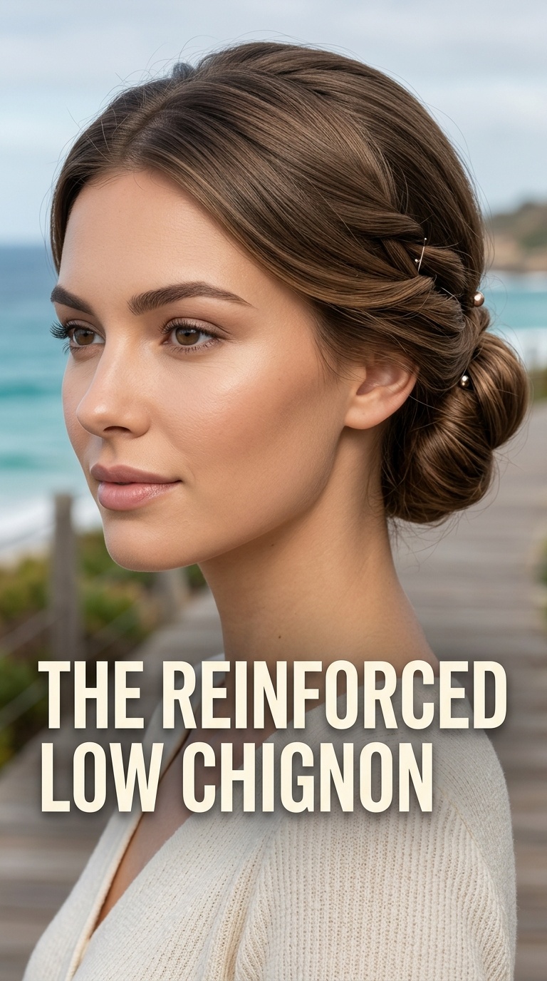 The Reinforced Low Chignon