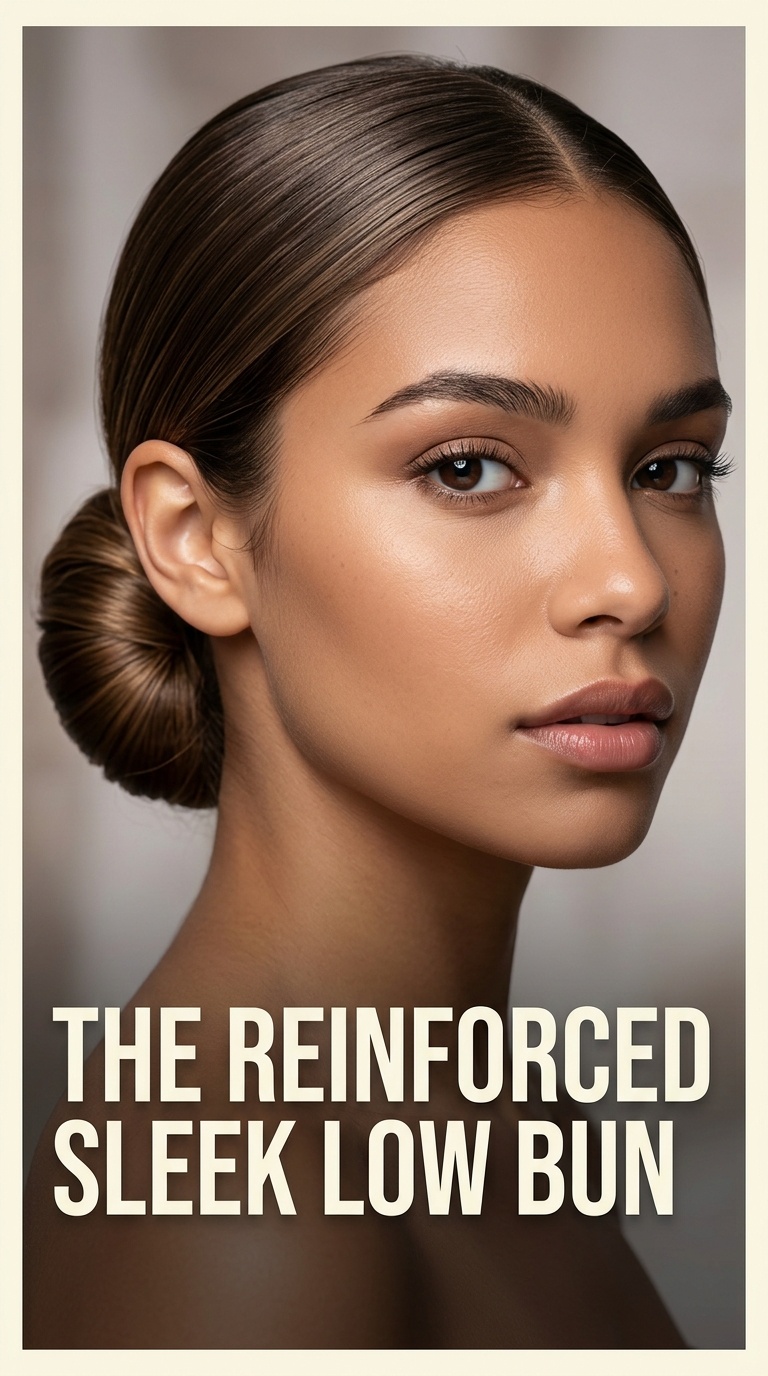The Reinforced Sleek Low Bun