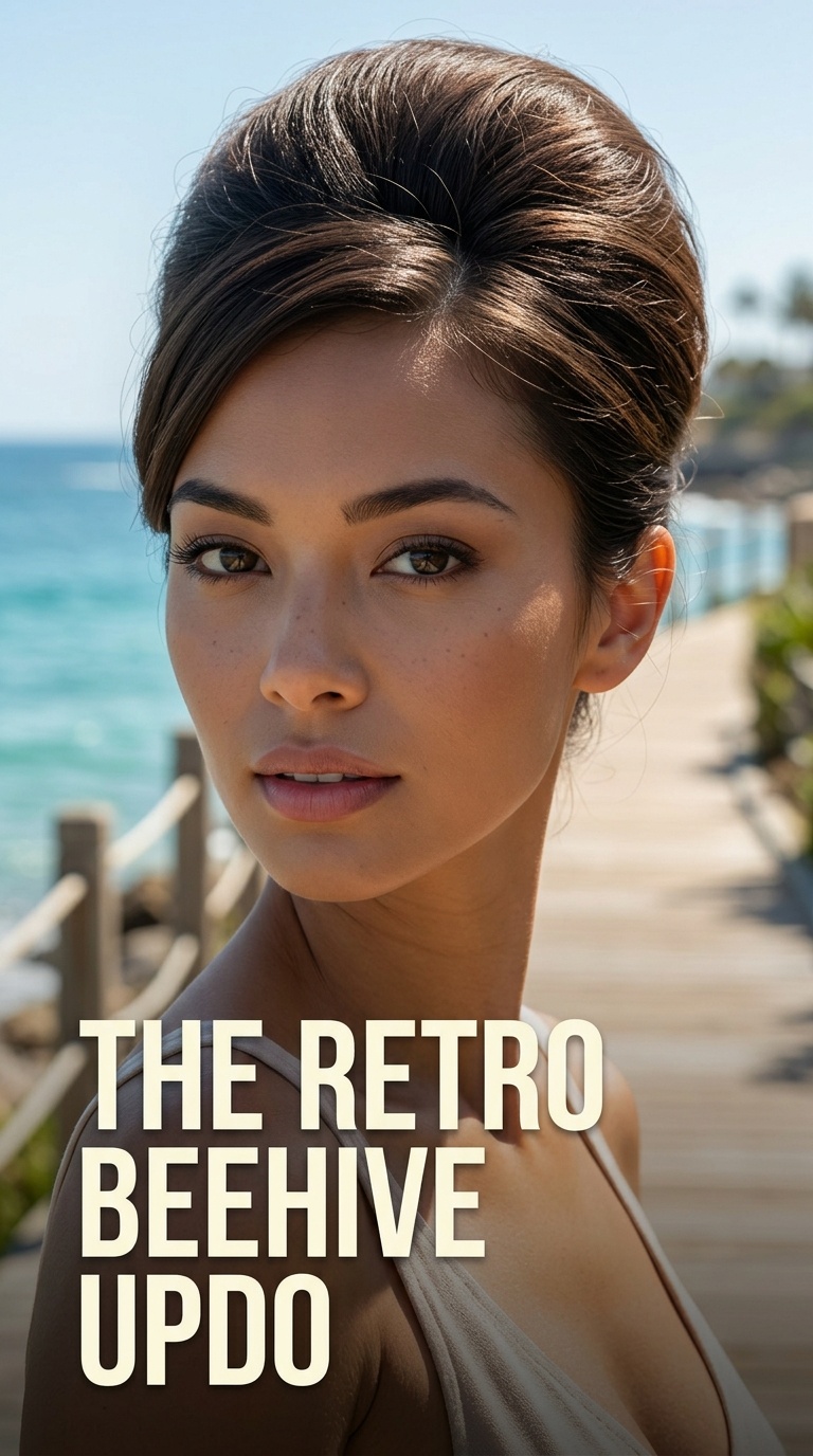 The Retro Beehive Updo