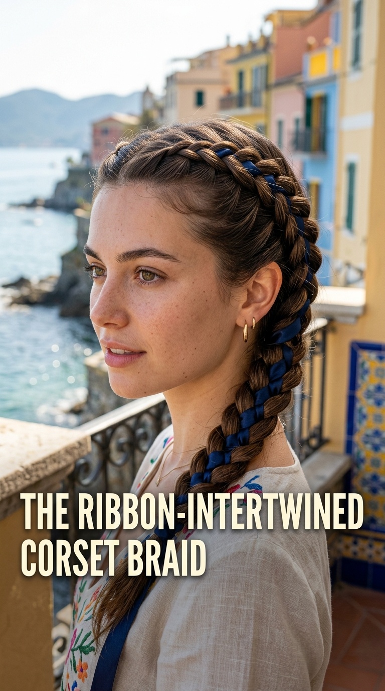 The Ribbon-Intertwined Corset Braid