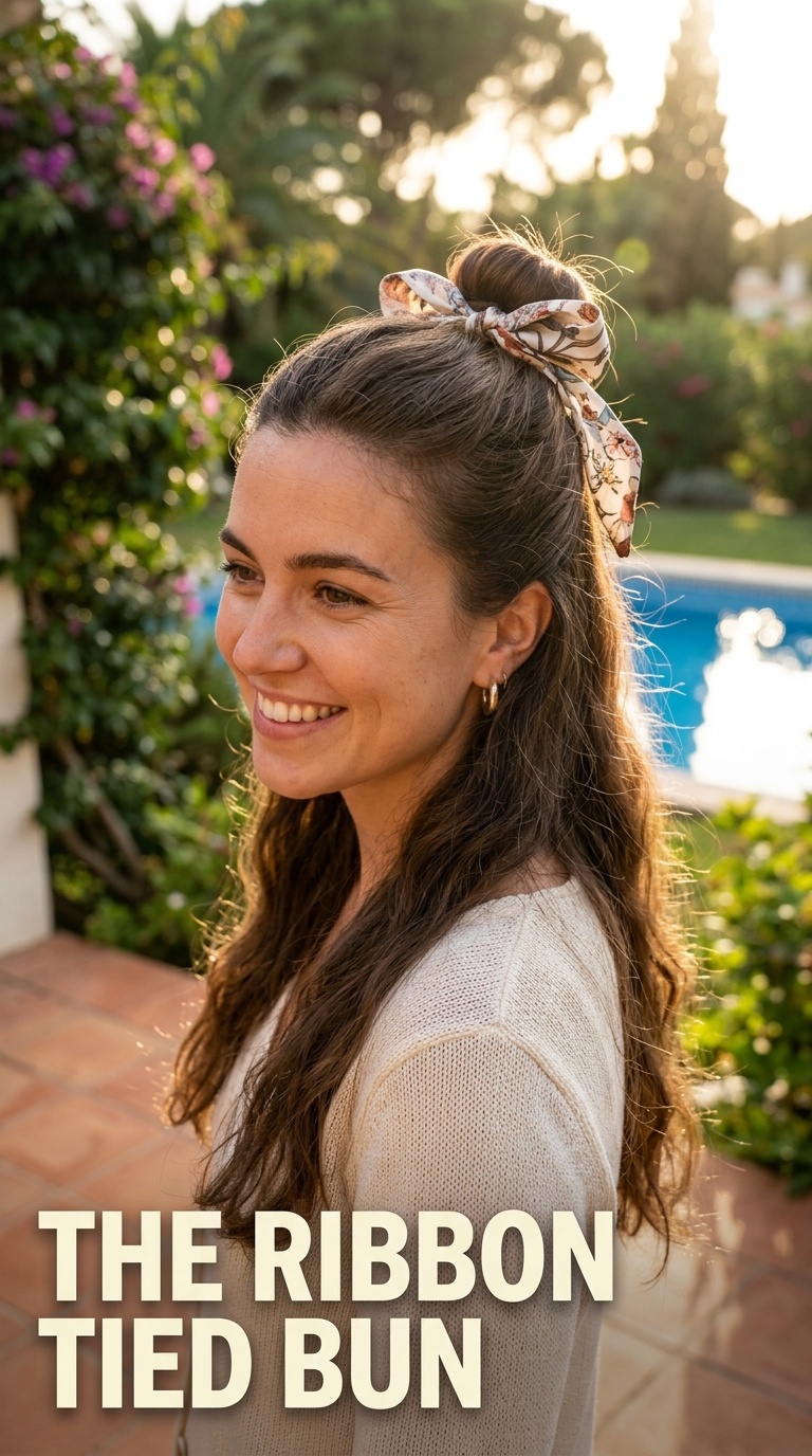 The Ribbon Tied Bun