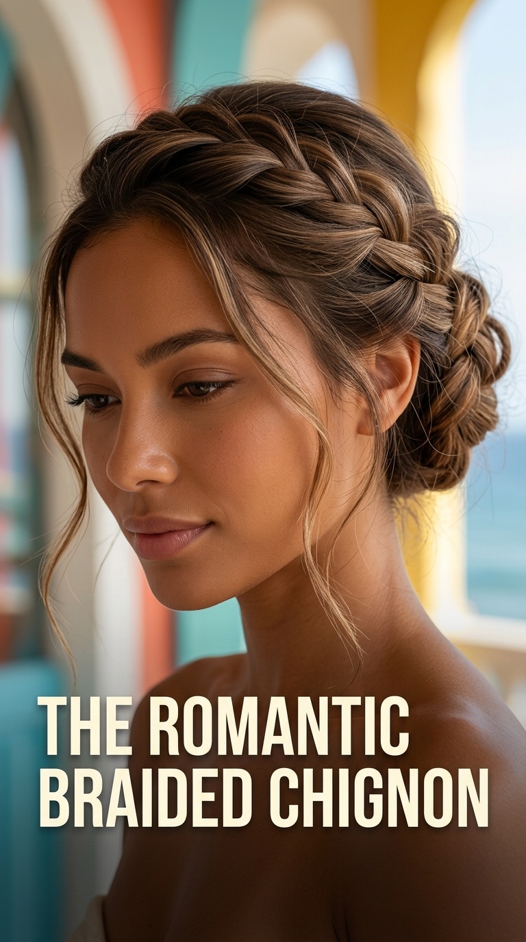 The Romantic Braided Chignon