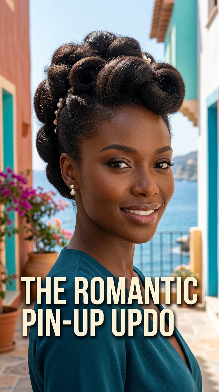 The Romantic Pin-Up Updo