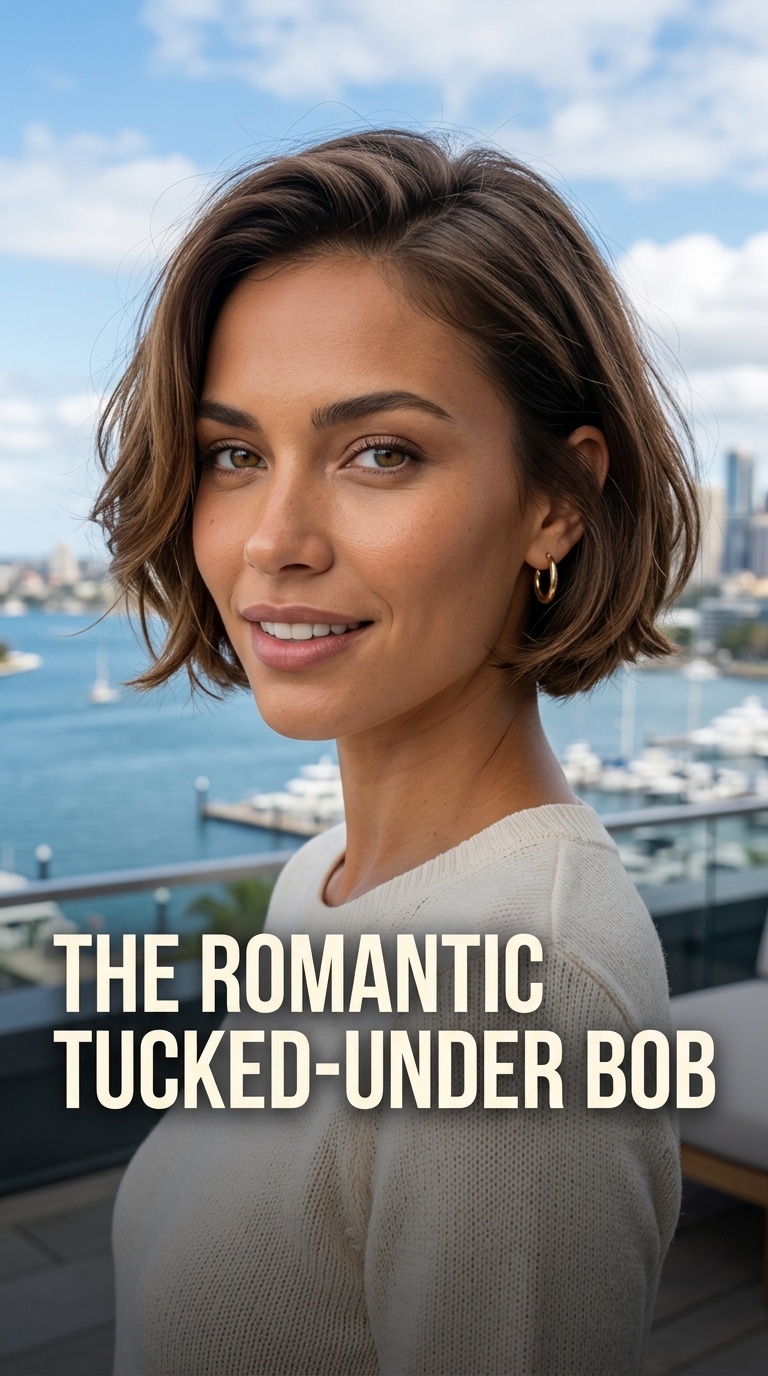 The Romantic Tucked-Under Bob