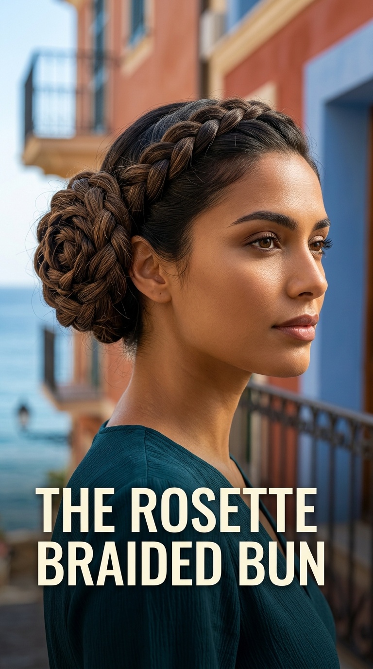 The Rosette Braided Bun