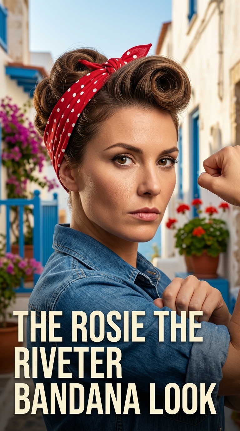 The Rosie the Riveter Bandana Look