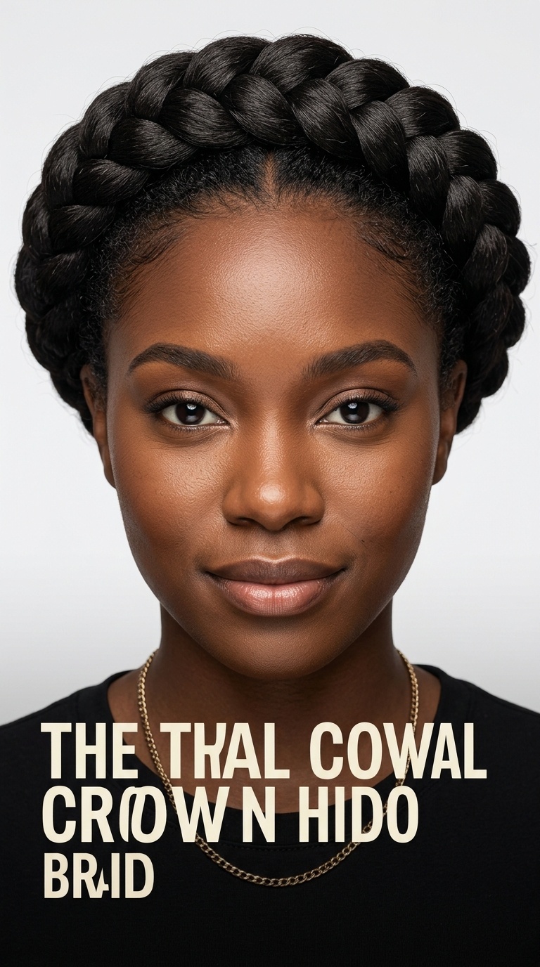 The Royal Crown Halo Braid