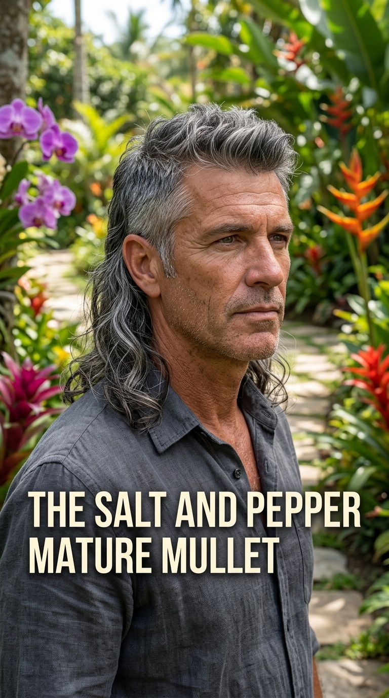 The Salt and Pepper Mature Mullet