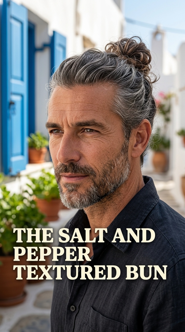 The Salt and Pepper Textured Bun