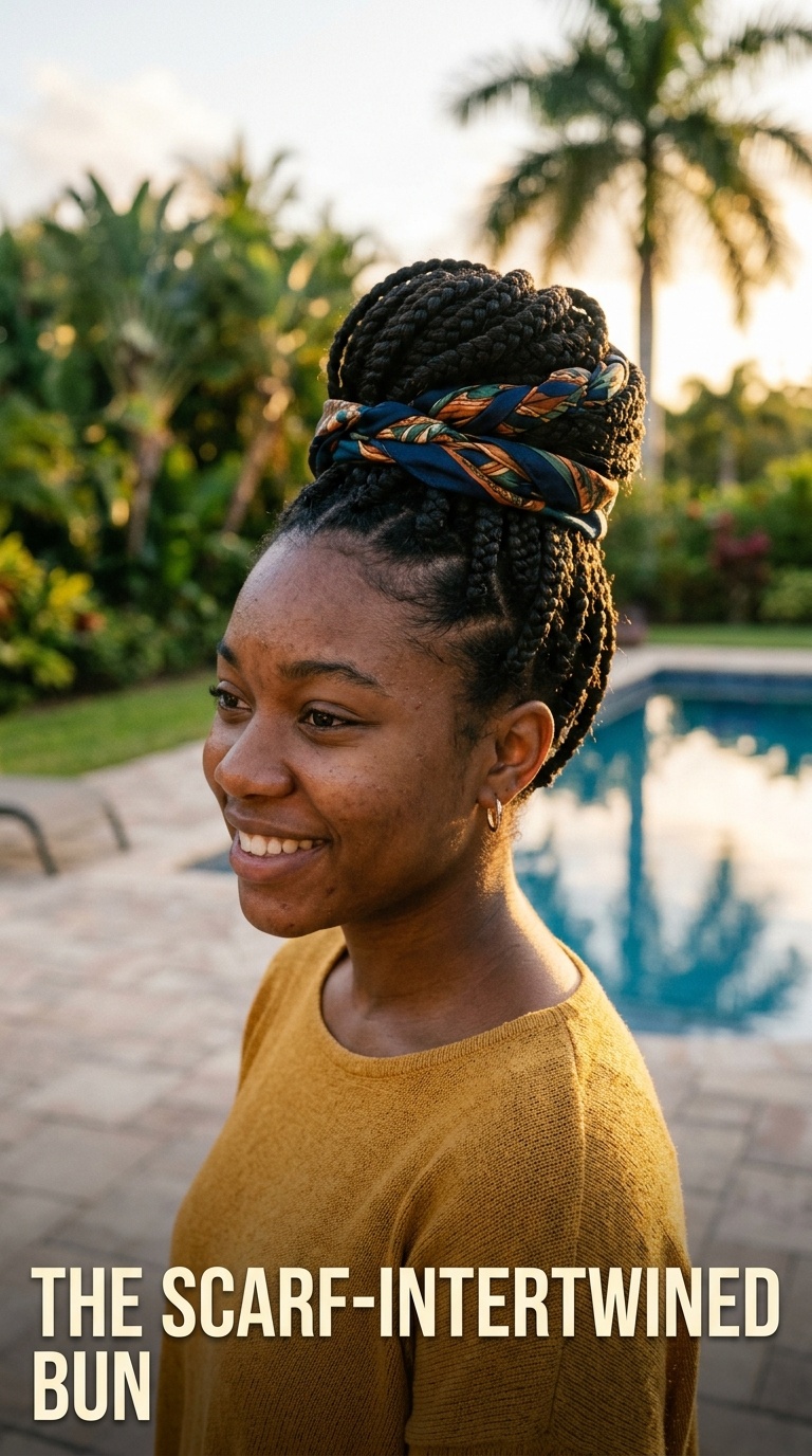 The Scarf-Intertwined Bun
