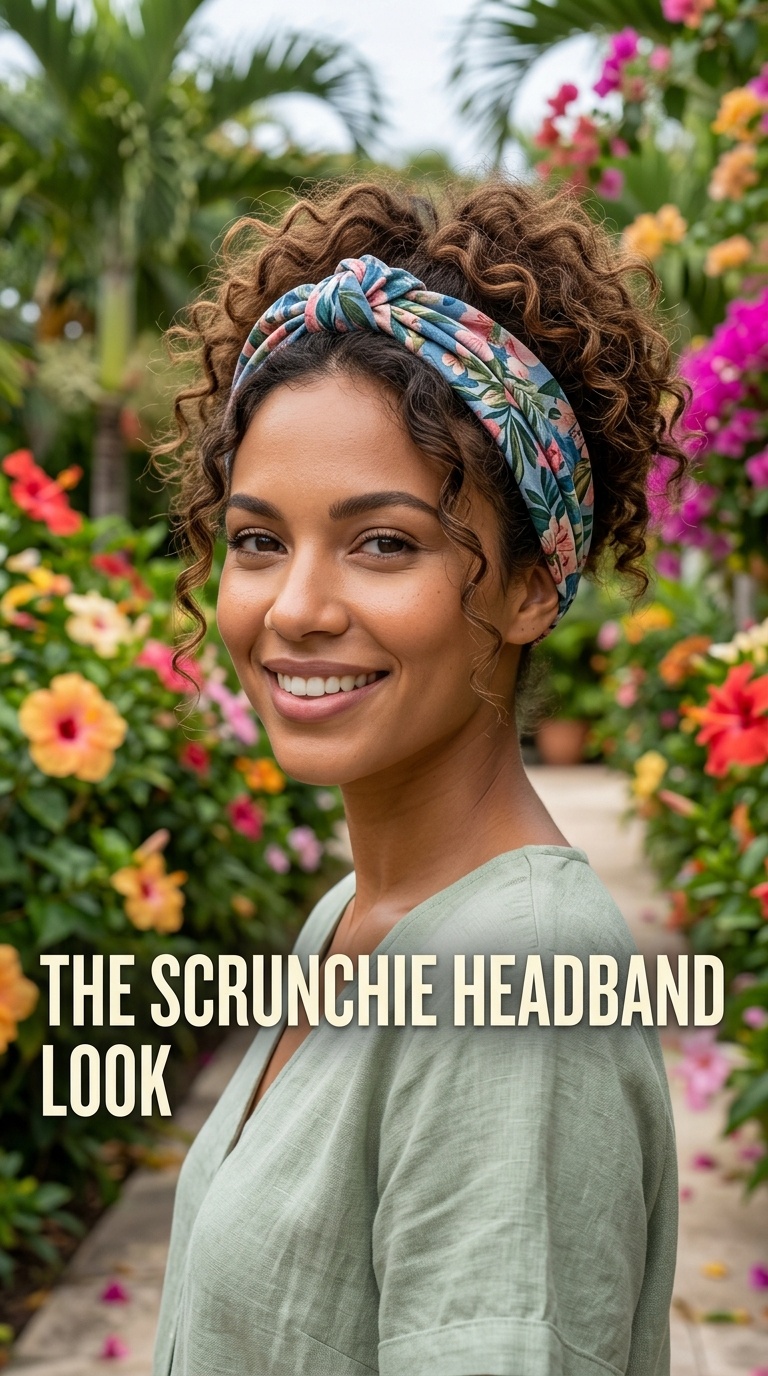 The Scrunchie Headband Look
