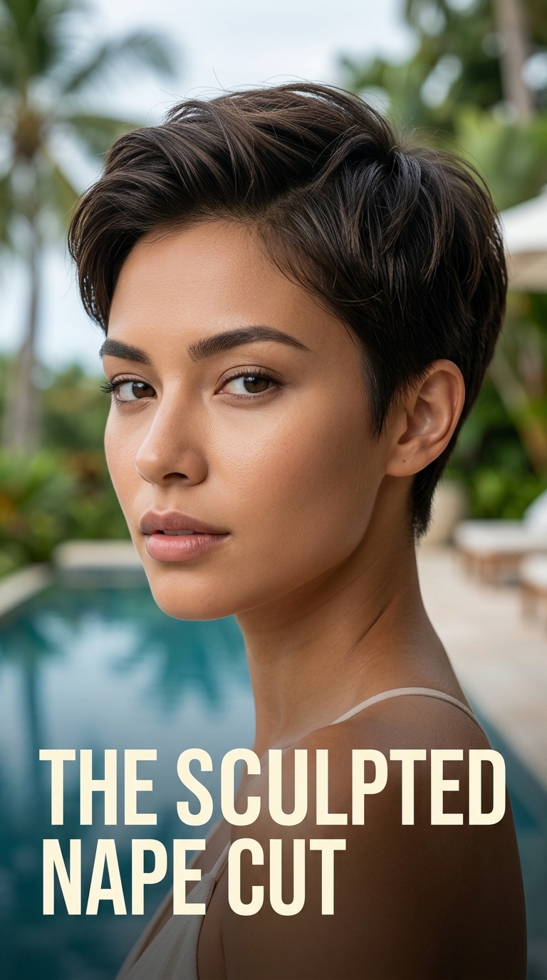 The Sculpted Nape Cut