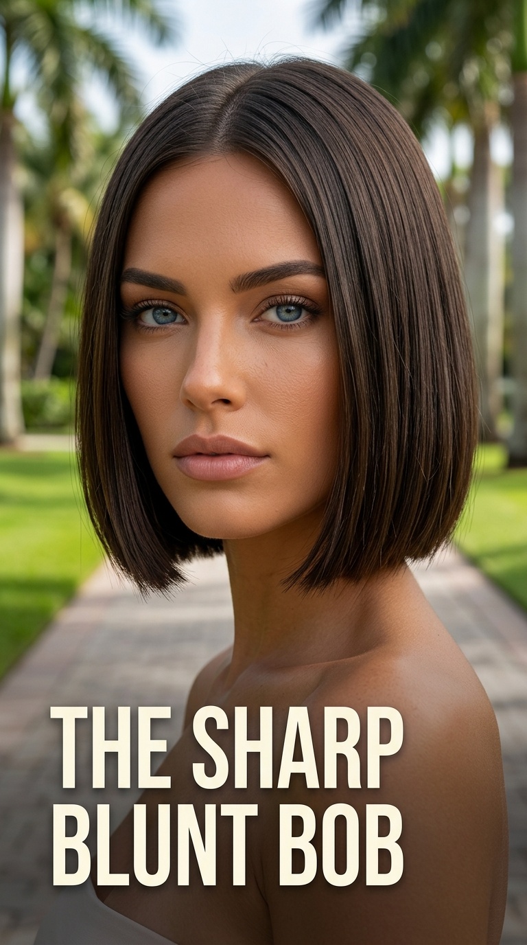 The Sharp Blunt Bob
