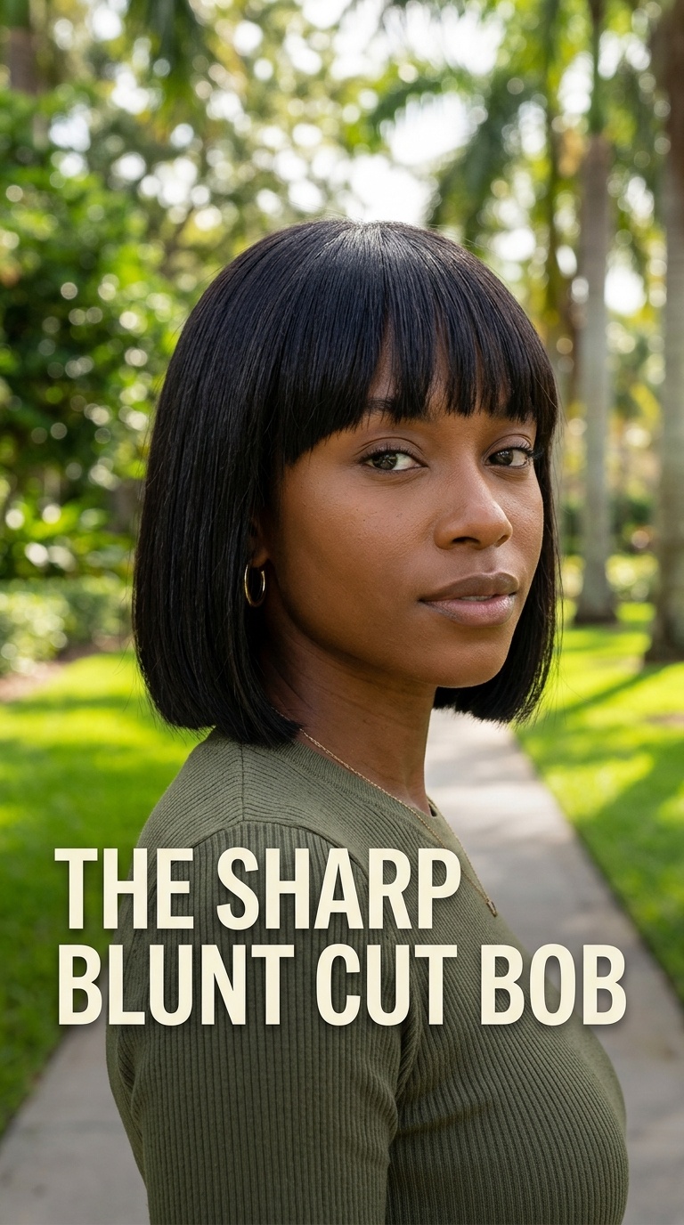 The Sharp Blunt Cut Bob