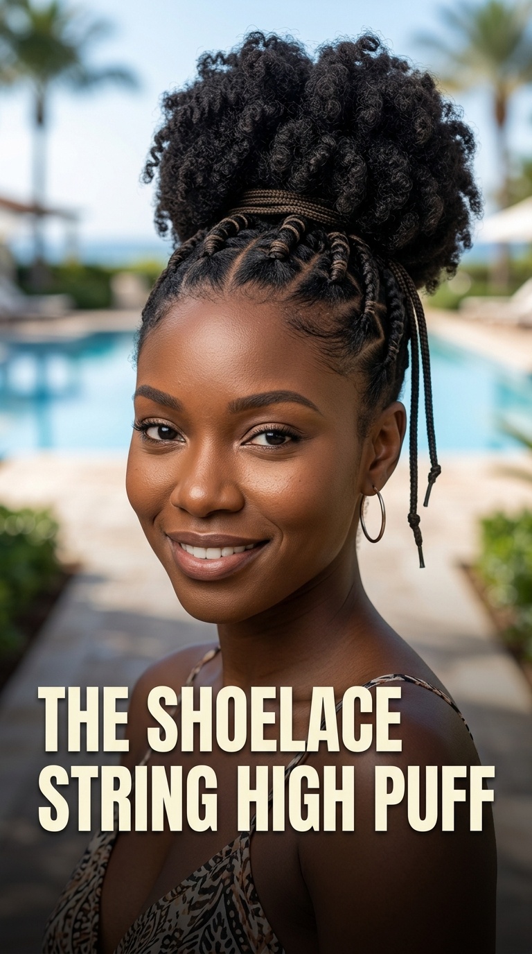 The Shoelace String High Puff