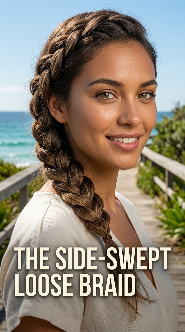 The Side-Swept Loose Braid