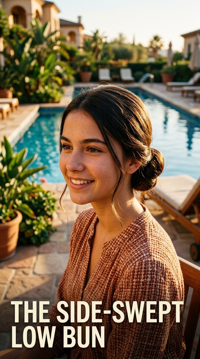 The Side-Swept Low Bun