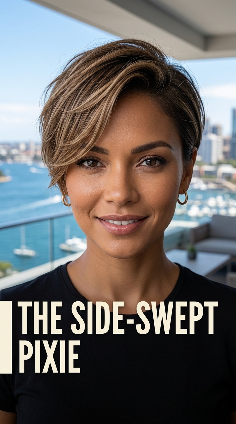 The Side-Swept Pixie