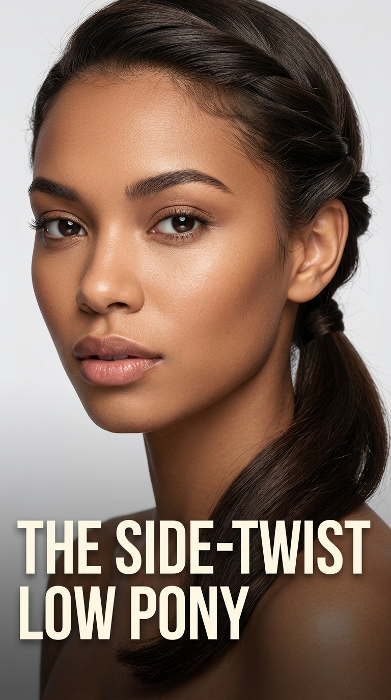 The Side-Twist Low Pony