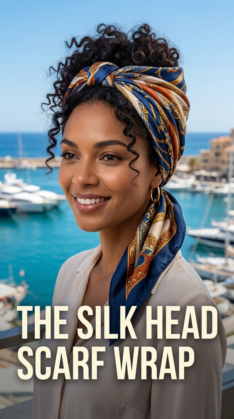 The Silk Head Scarf Wrap