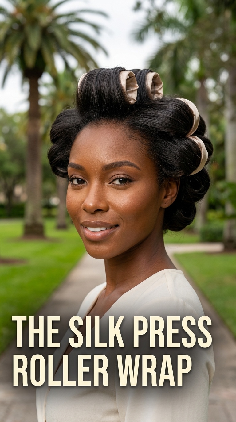 The Silk Press Roller Wrap