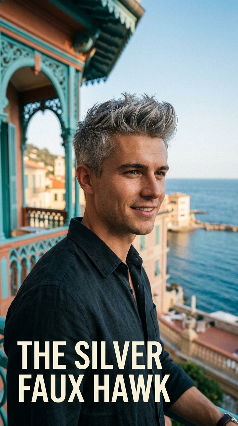 The Silver Faux Hawk