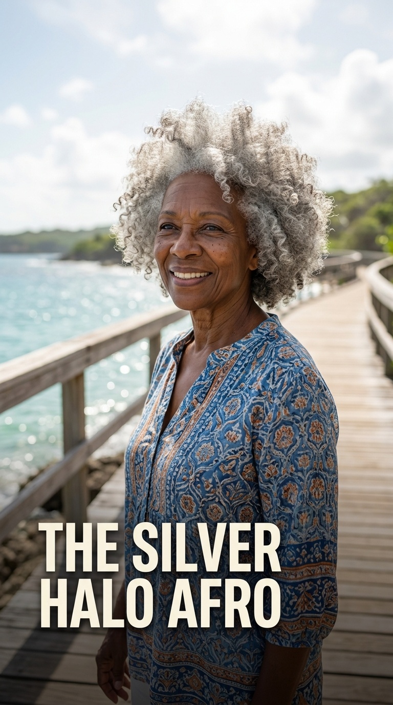 The Silver Halo Afro