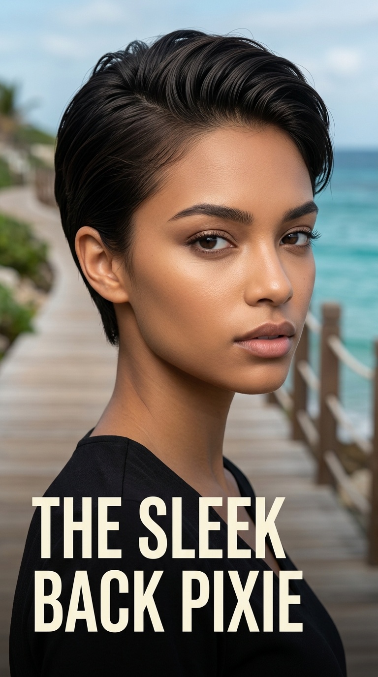 The Sleek Back Pixie