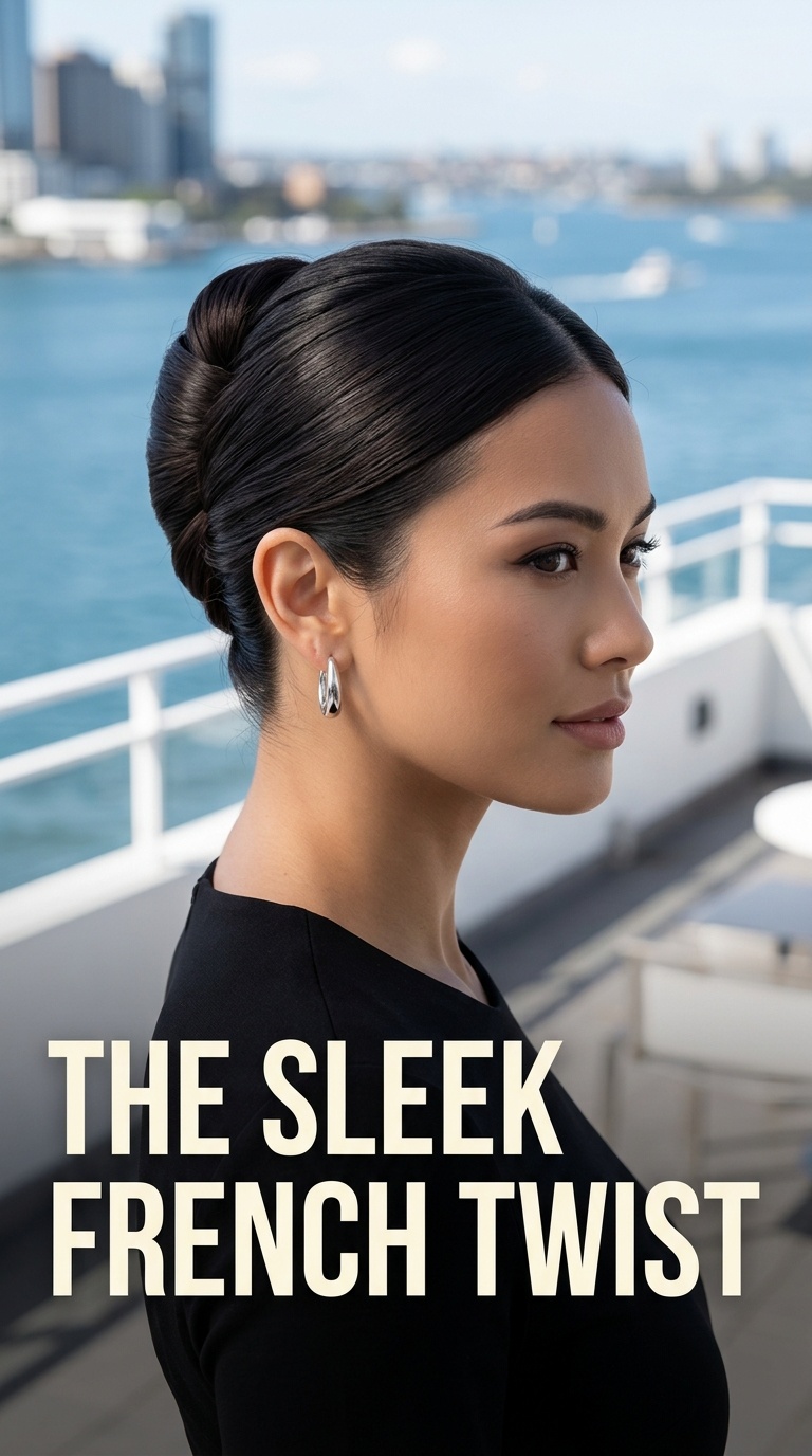 The Sleek French Twist