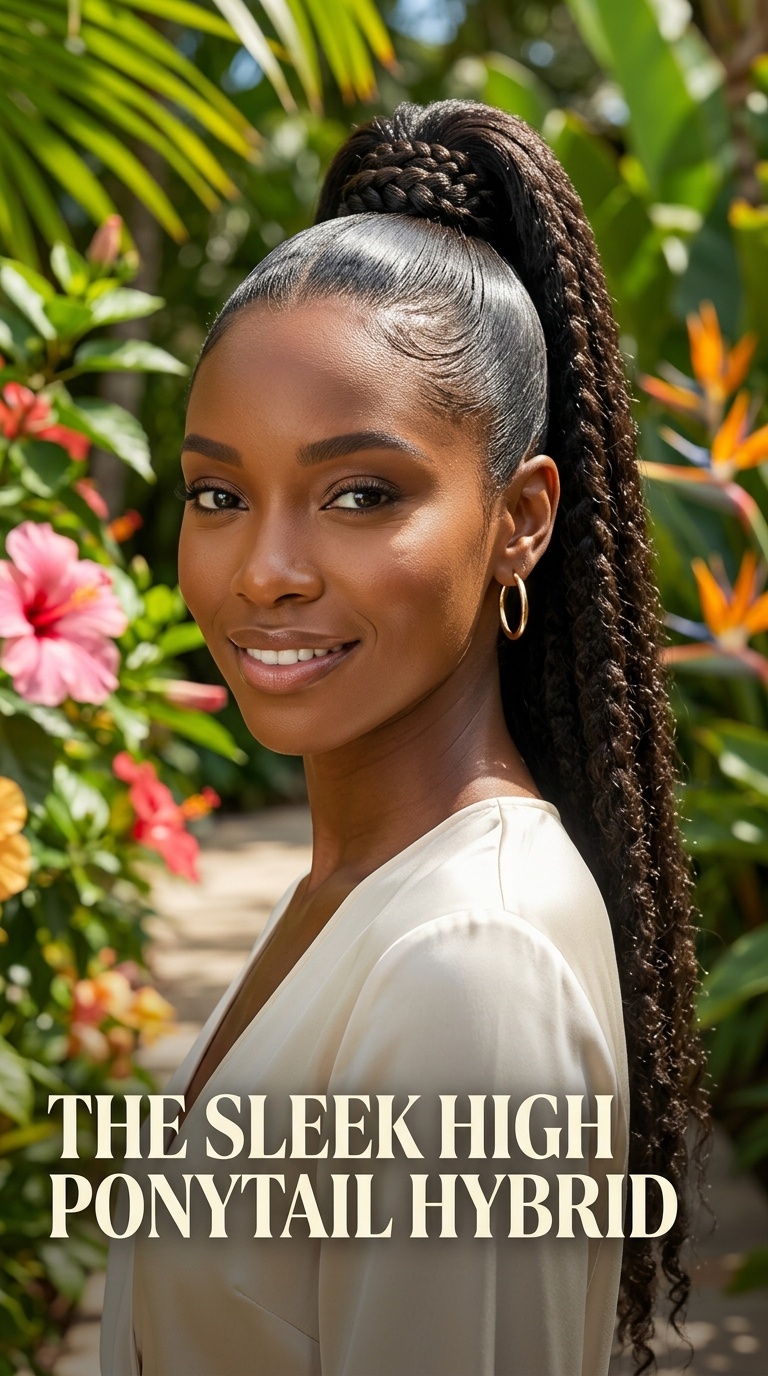 The Sleek High Ponytail Hybrid