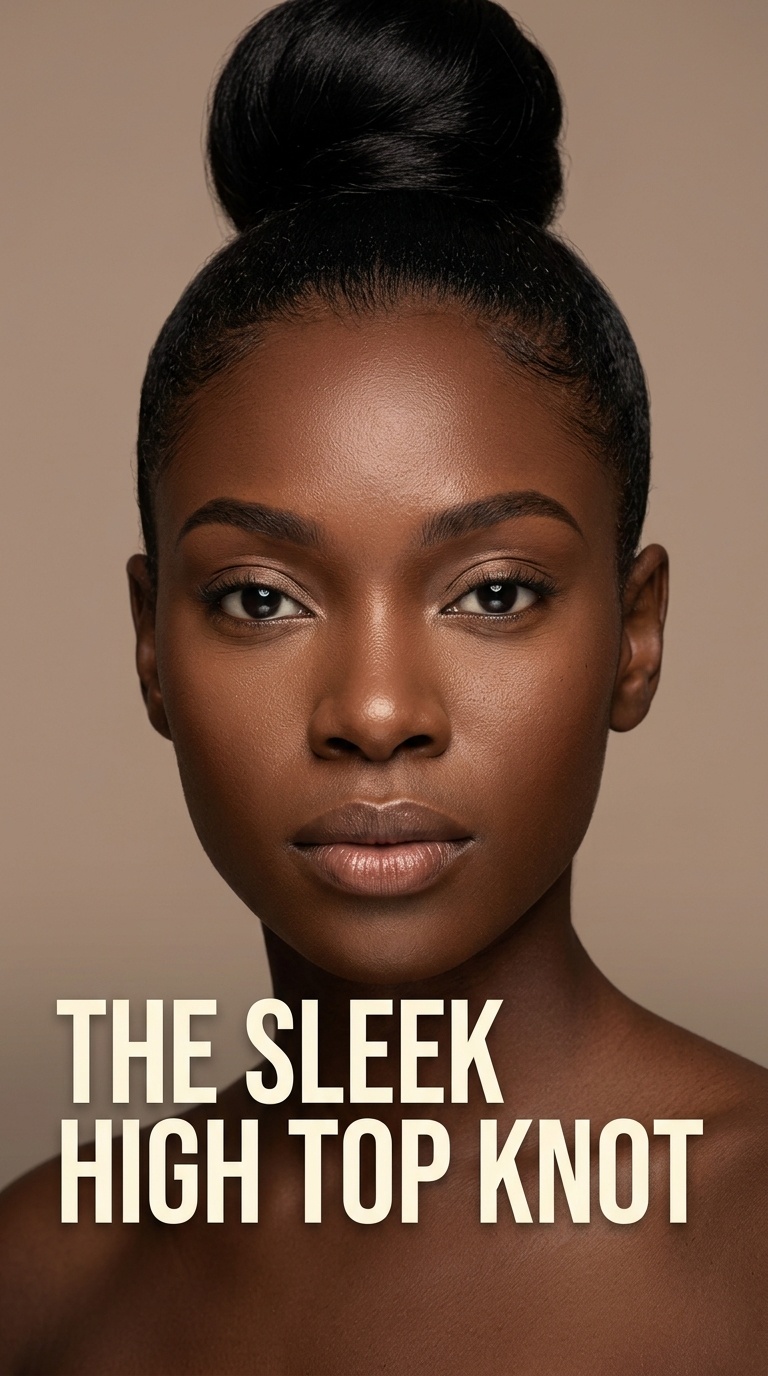 The Sleek High Top Knot