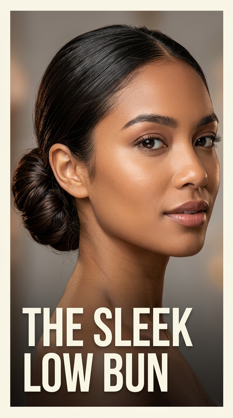The Sleek Low Bun