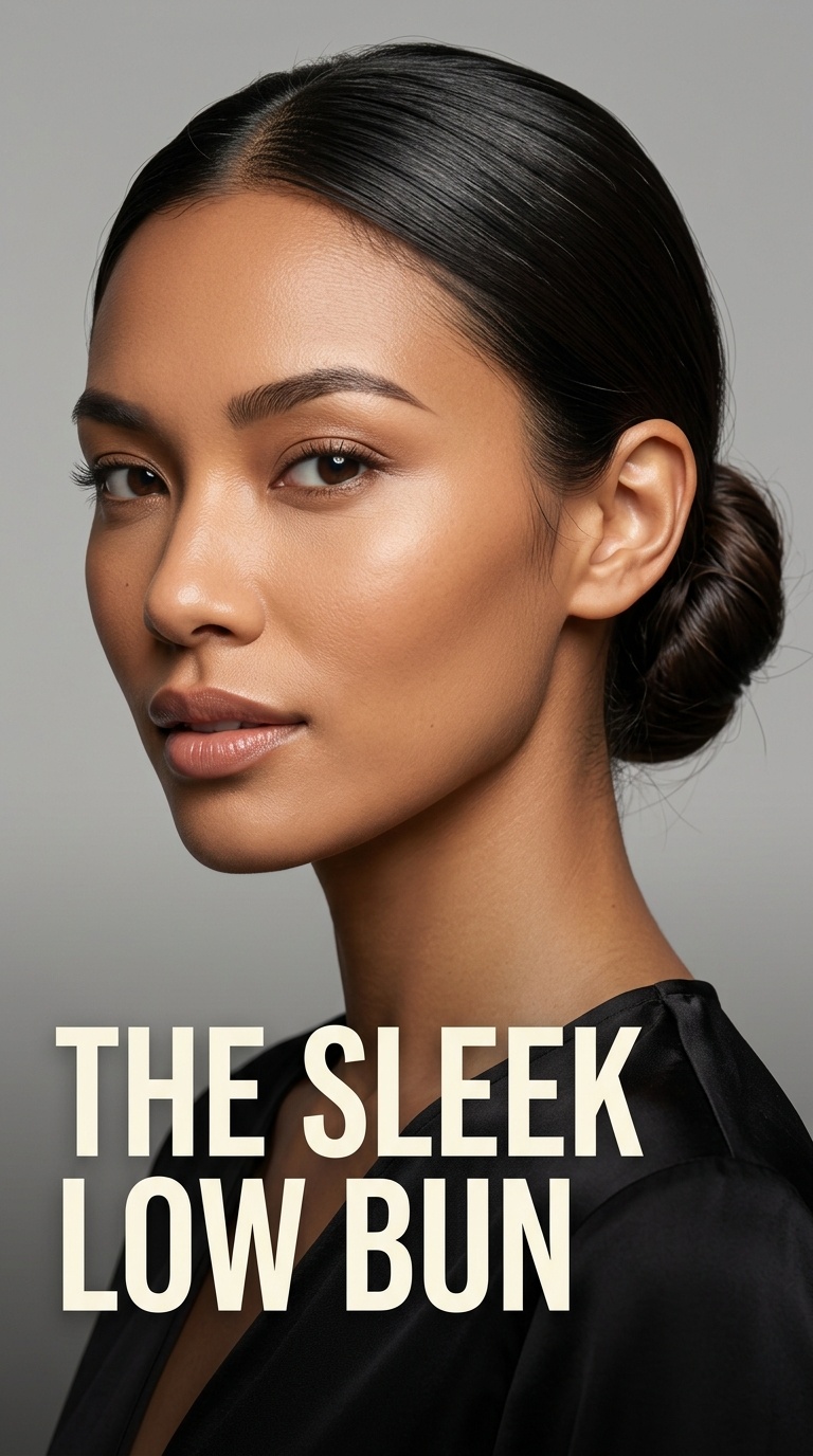 The Sleek Low Bun