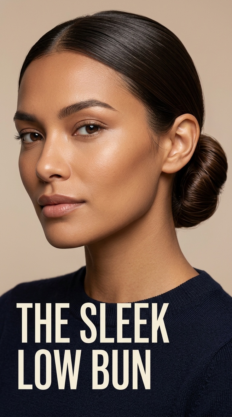 The Sleek Low Bun