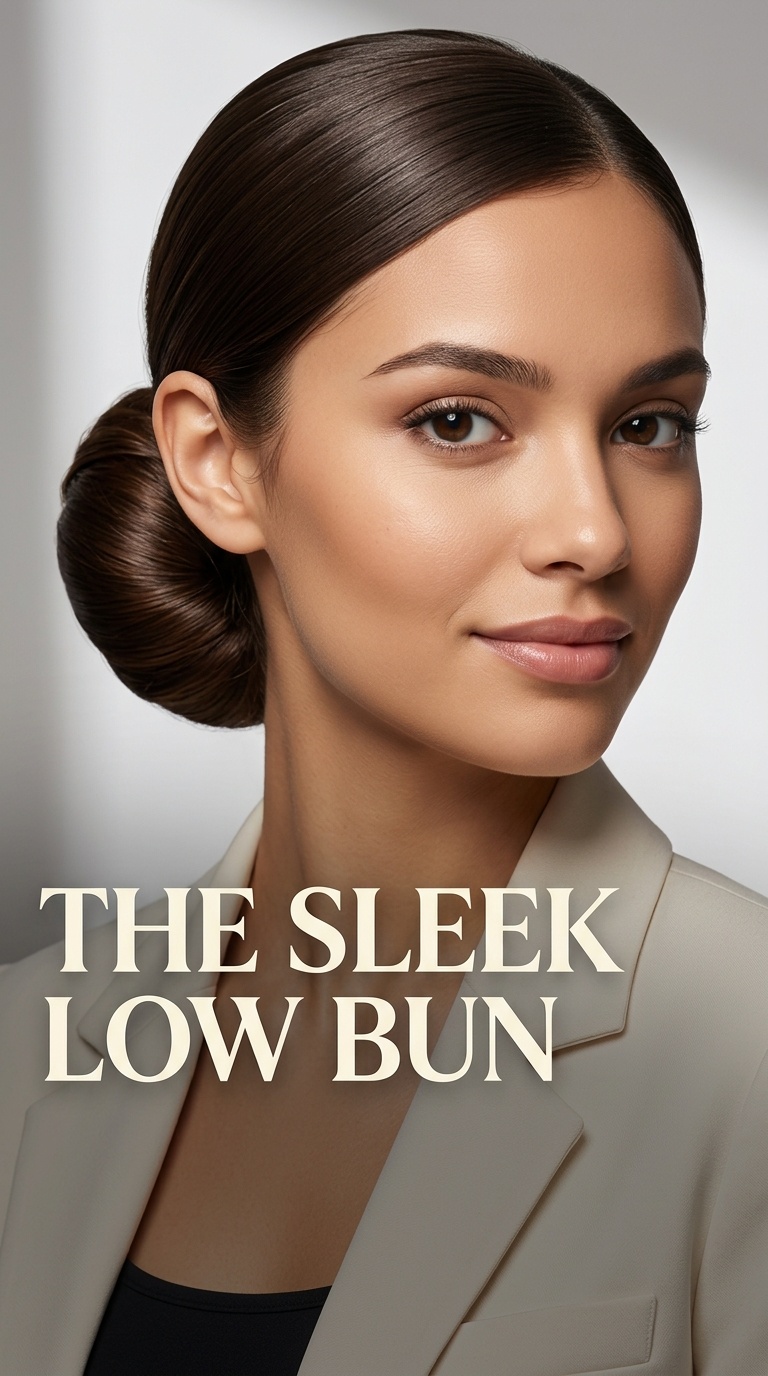 The Sleek Low Bun